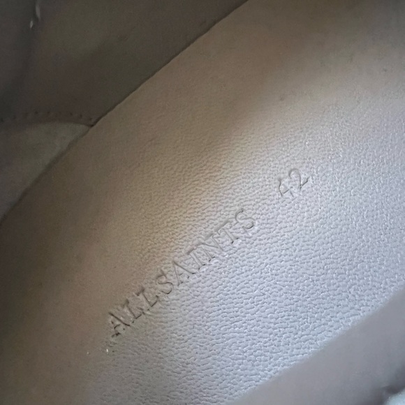 AllSaints Jonah Leather Sneaker - size 42 - Picture 9 of 11